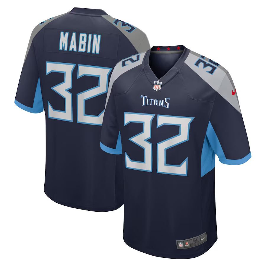 Men Tennessee Titans #32 Greg Mabin Nike Navy Home Game Player NFL Jersey->washington commanders->NFL Jersey